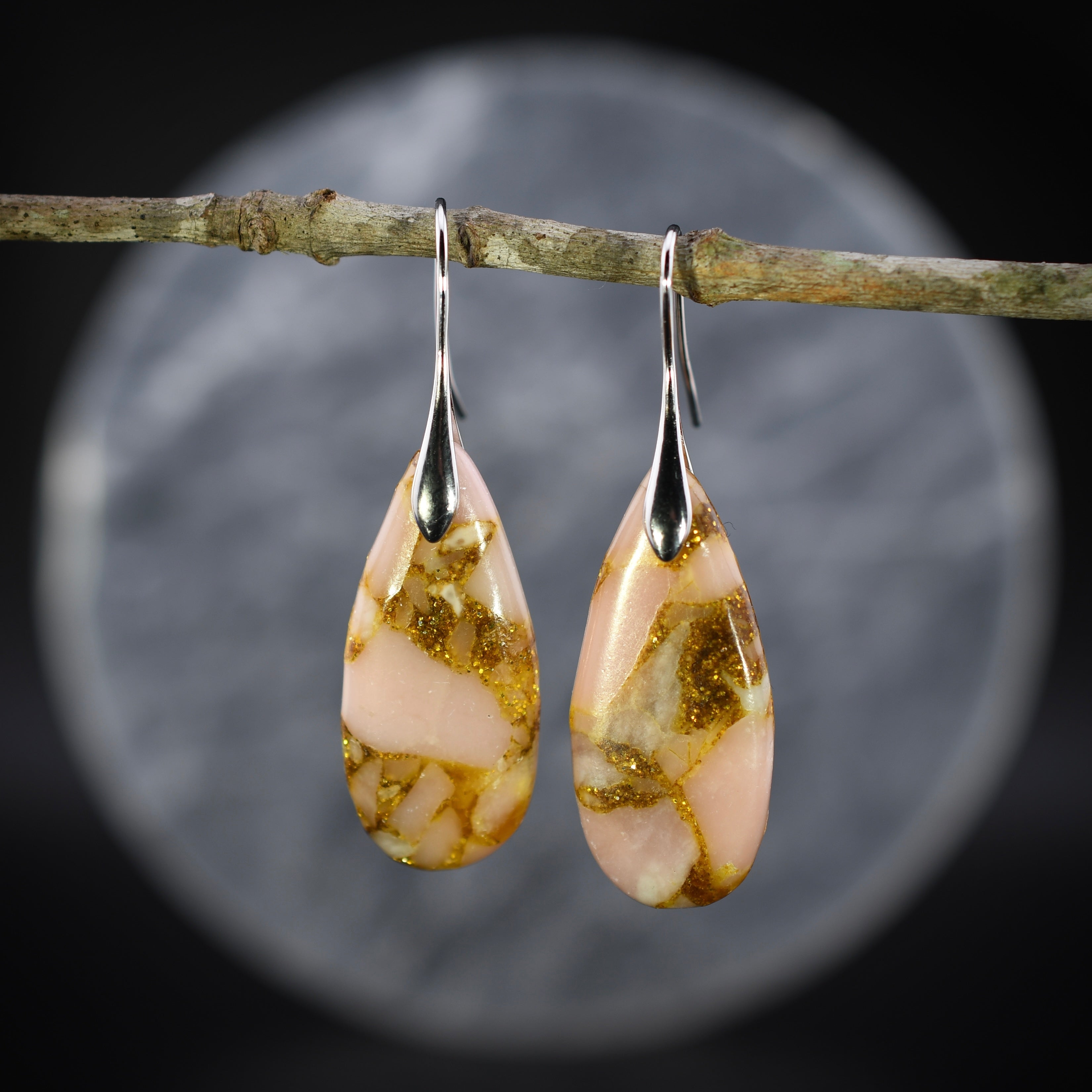 Jasper Teardrop Earrings by Harold & Hazel