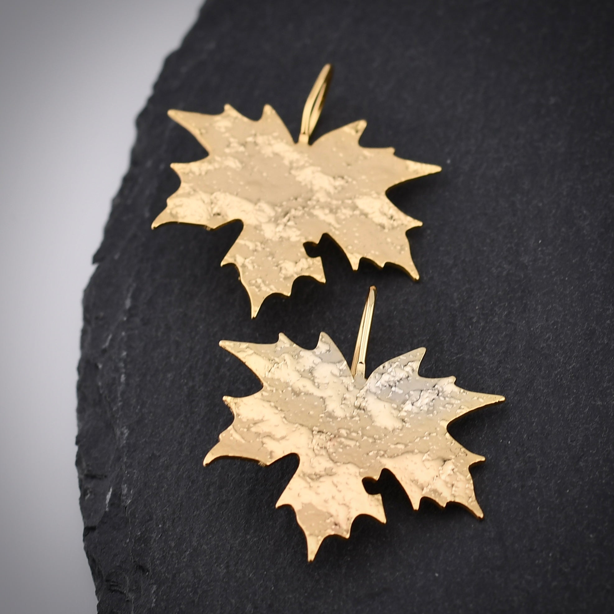 Maple Leaf Earrings by Harold & Hazel