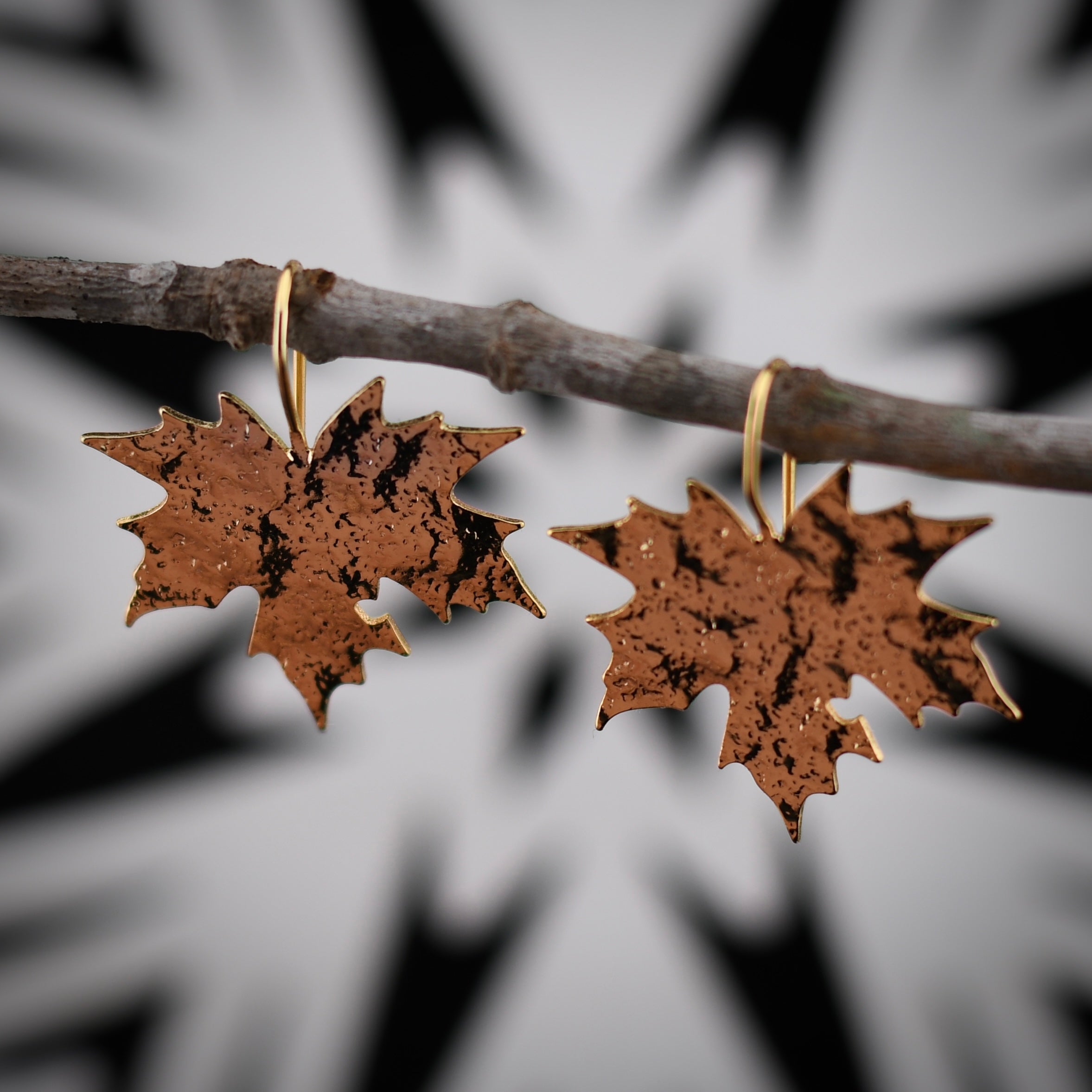 Maple Leaf Earrings by Harold & Hazel