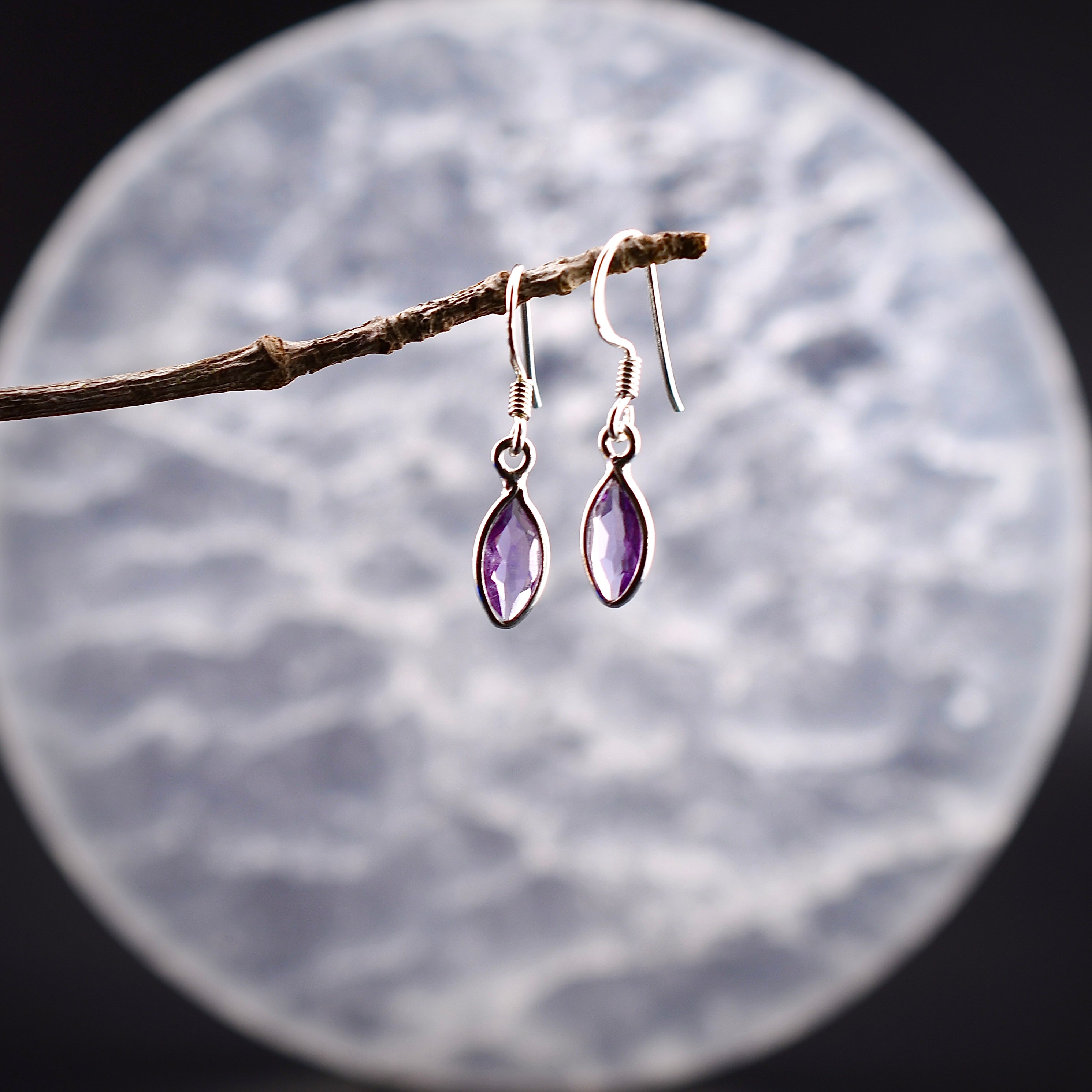 Marquise Gemstone Earrings (seven flavors!)