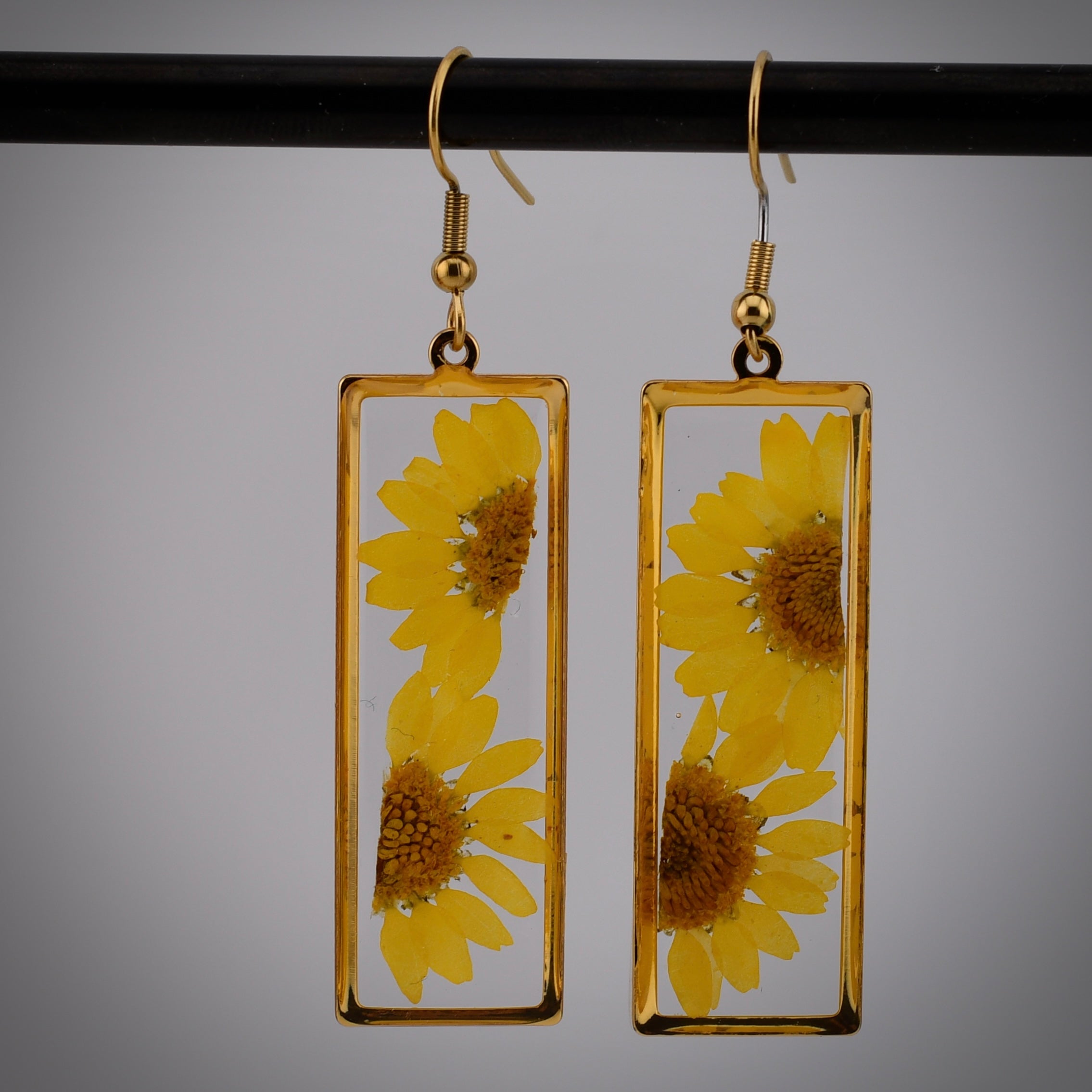 Skylight Sunflower Earrings by Harold & Hazel