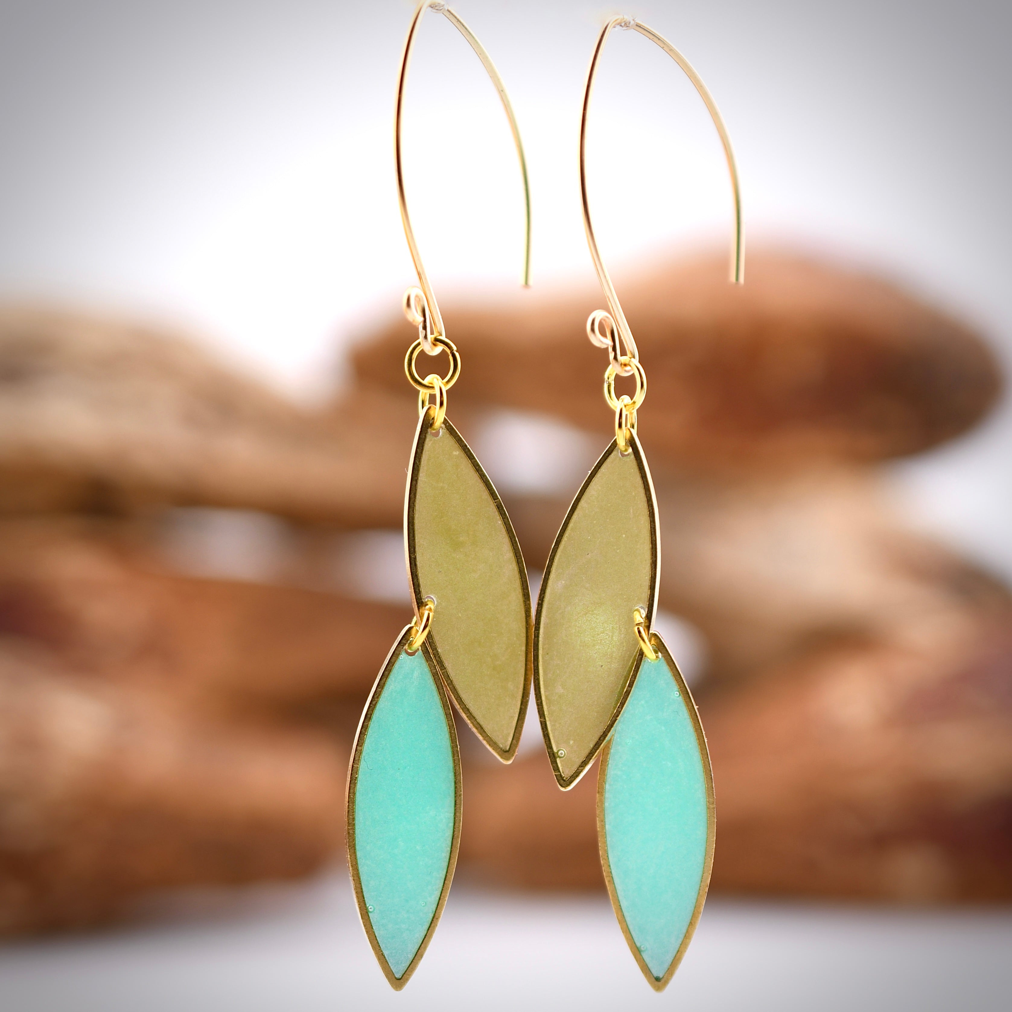 Spring Green Earrings