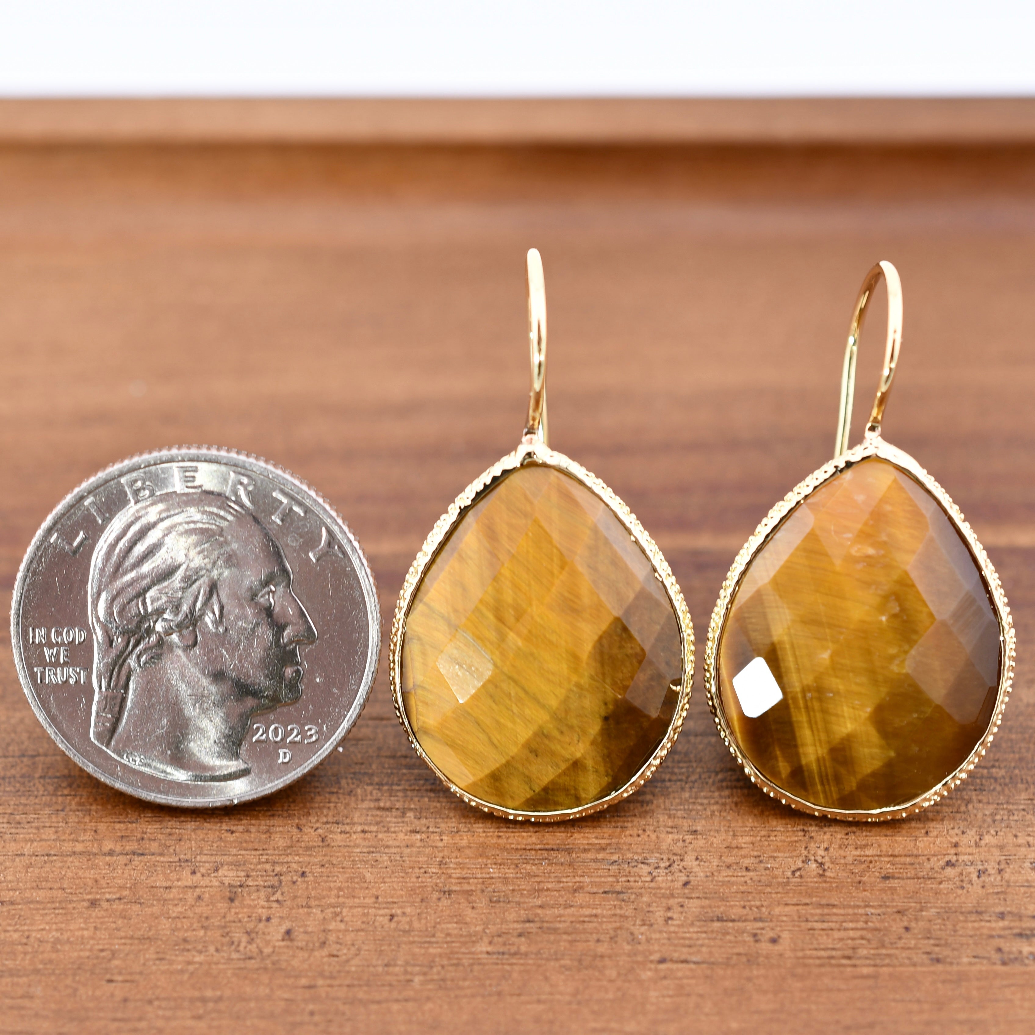 Tiger Tears Earrings by Harold & Hazel