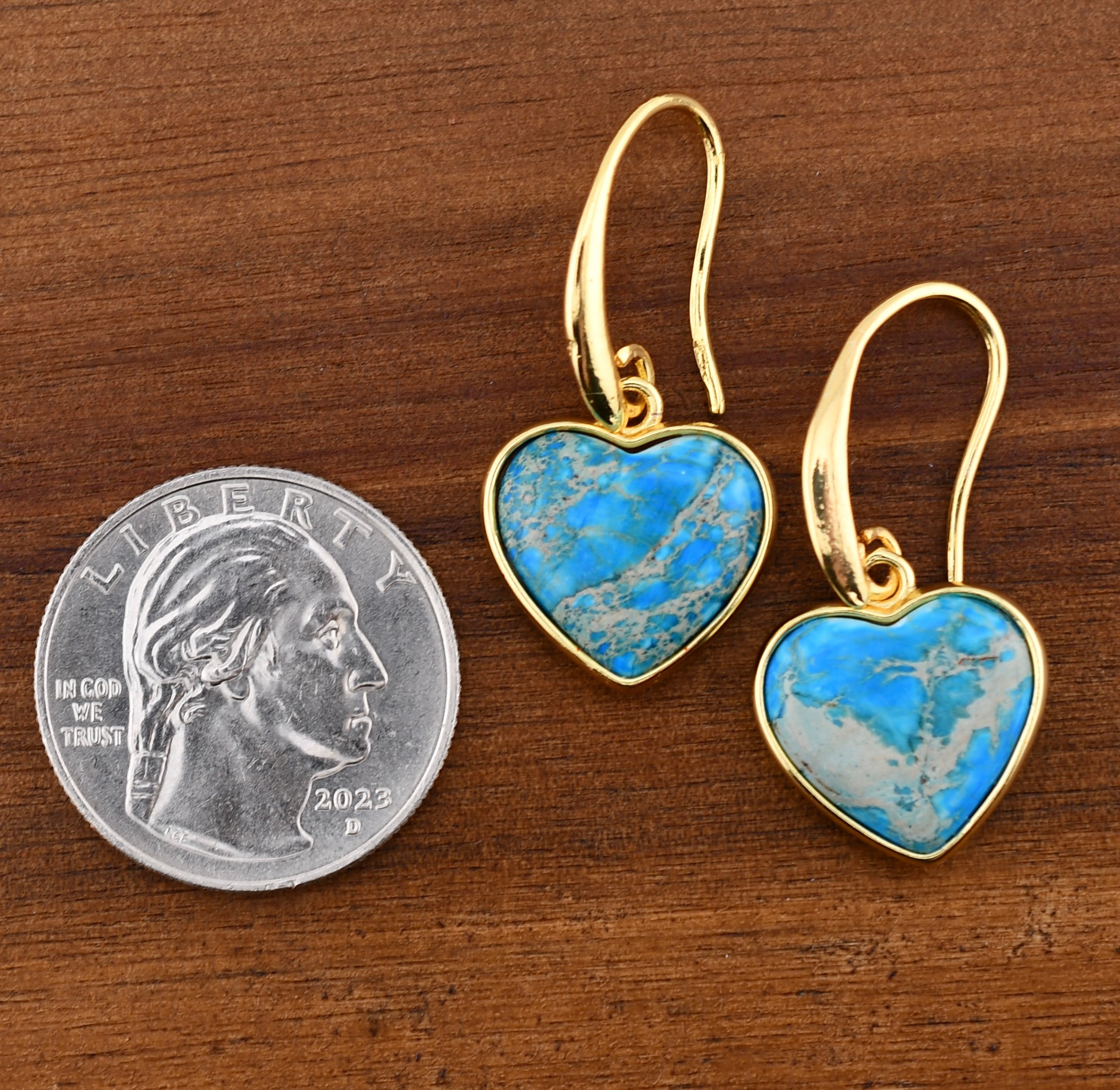 Valentine Blues Earrings by Harold & Hazel